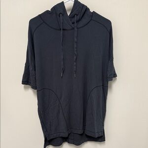 Lou & Grey Charcoal Hooded Tee